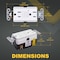 Faith 15A GFCI Outlets, GFI Duplex Receptacles W/ LED Indicator & Wall Plate, ETL Listed, Wht, 5PK GLS-15A-WH-05 - alternate 10